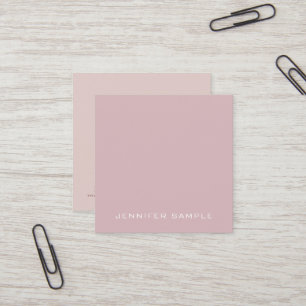 Trendy Professional Modern Premium Silk Luxe Vierkante Visitekaartje