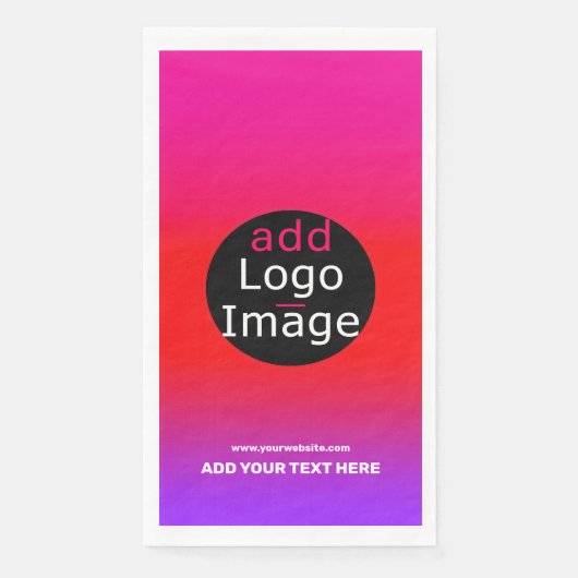 Trendy Professional Party  Magenta Servet (Voorkant)