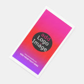 Trendy Professional Party  Magenta Servet (Hoek)