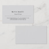 Trendy Professional Simple Modern Visitekaartje (Voorkant / Achterkant)