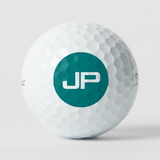 Trendy Professional Titleist Pro V1 Blauwgroen Mon Golfballen (Voorkant)