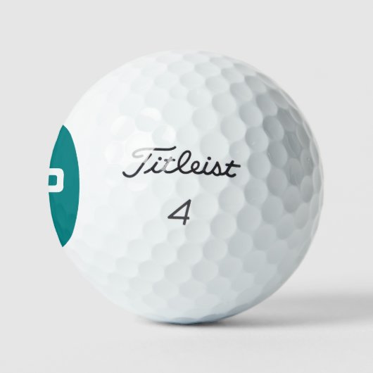 Trendy Professional Titleist Pro V1 Blauwgroen Mon Golfballen (Logo)