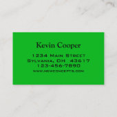 Trendy & Professional Visitekaartje (Achterkant)