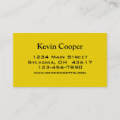 Trendy & Professional Visitekaartje (Achterkant)