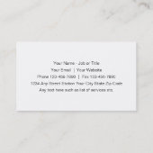 Trendy Professional Visitekaartjes (Achterkant)