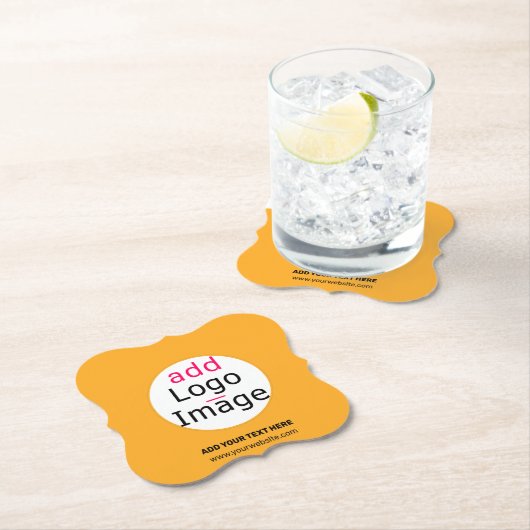 Trendy professioneel aangepast logo macaroni & kaa kartonnen onderzetters (Insitu)