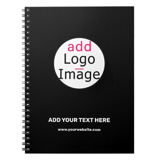 Trendy professioneel modern aanpasbaar merk notitieboek (Voorkant)