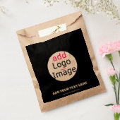 Trendy professioneel modern bedrijfsmerk bedankzakje (Gezegeld)