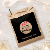 Trendy professioneel modern bedrijfsmerk bedankzakje (Geknipt)