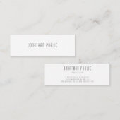 Trendy Professioneel Moderne Eenvoudige Sjabloon C Mini Visitekaartje (Voorkant / Achterkant)