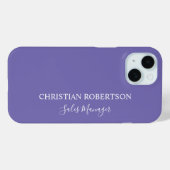 Trendy professionele chique maagdenpalmkleur Moder Case-Mate iPhone Case (Achterkant (horizontaal))