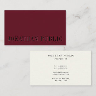Trendy Professionele Elegante Moderne Eenvoudige S Visitekaartje