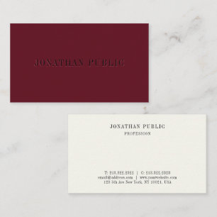 Trendy Professionele Elegante Moderne Minimal Desi Visitekaartje
