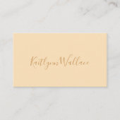 Trendy professionele minimalistische sociale media visitekaartje (Voorkant)