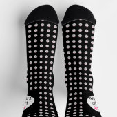 Trendy professionele moderne chic aanpasbaar zwart sokken (Top)