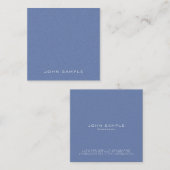 Trendy Professionele Moderne Parel Afwerking Luxe Vierkante Visitekaartje (Voorkant / Achterkant)