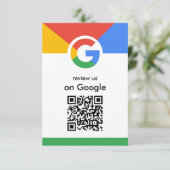 Trendy professionele scan om Google QR-code te beo Informatiekaartje (Staand voorkant)