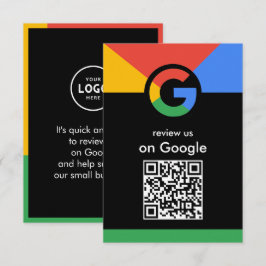 Trendy professionele scan om Google QR-code te beo Informatiekaartje