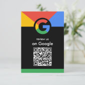 Trendy professionele scan om Google QR-code te beo Informatiekaartje (Staand voorkant)