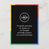 Trendy professionele scan om Google QR-code te beo Informatiekaartje (Achterkant)