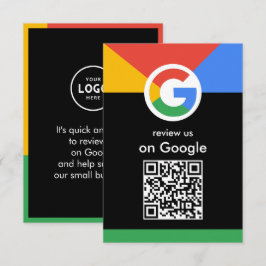 Trendy professionele scan om Google QR-code te beo Informatiekaartje