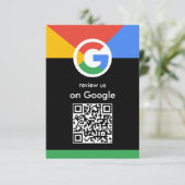 Trendy professionele scan om Google QR-code te beo Informatiekaartje (Staand voorkant)