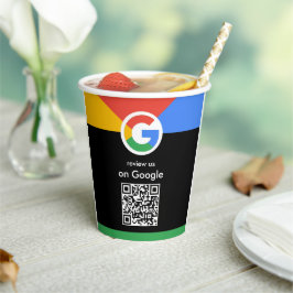 Trendy professionele scan om Google QR-code te beo Papieren Bekers