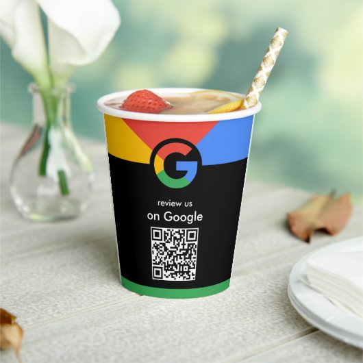 Trendy professionele scan om Google QR-code te beo Papieren Bekers (Insitu)