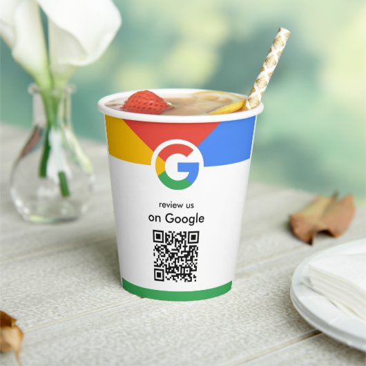 Trendy professionele scan om Google QR-code te beo Papieren Bekers (Insitu)