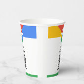 Trendy professionele scan om Google QR-code te beo Papieren Bekers (Rechts)