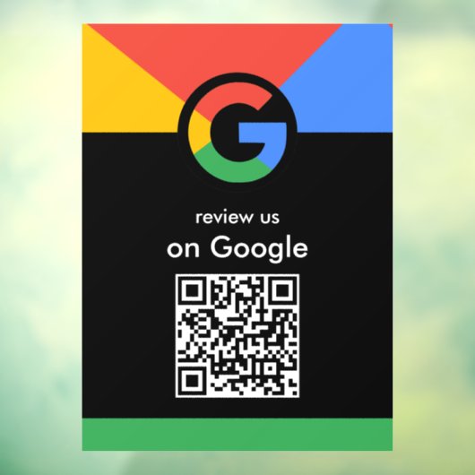 Trendy Professionele Scan om Google QR-code te beo Raamsticker (Vel 3)