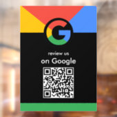 Trendy Professionele Scan om Google QR-code te beo Raamsticker (Vel 2)