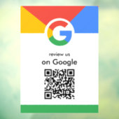 Trendy professionele scan om Google QR-code te beo Raamsticker (Vel 3)