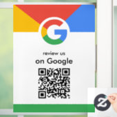 Trendy professionele scan om Google QR-code te beo Raamsticker (Huis)