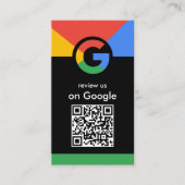 Trendy professionele scan om Google QR-code te beo Visitekaartje (Voorkant)