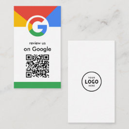 Trendy professionele scan om Google QR-code te beo Visitekaartje