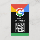 Trendy professionele scan om Google QR-code te beo Visitekaartje (Voorkant)
