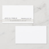 Trendy professionele verfijnde kleuren visitekaartje (Voorkant / Achterkant)