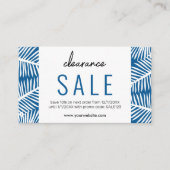 Trendy professionele zakelijke promotionele Kaart (Voorkant)