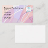 Trendy psychische gezondheid psychotherapie Visite Visitekaartje (Voorkant / Achterkant)