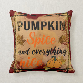 Trendy Pumpkin Spice Elegant Cotton 16-inch X16 Kussen