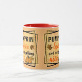 Trendy Pumpkin Spice Elegant Mok (Midden)