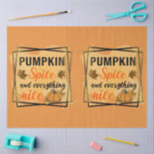 Trendy Pumpkin Spice Elegant Tissuepapier (Craft)