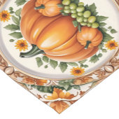 Trendy Pumpkin Thanksgiving Herfst Collectie Korte Tafelloper (Hoek)
