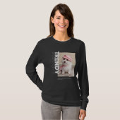 Trendy Pup Mode - Schattigee en stijlvolle hondeno T-shirt (Voorkant volledig)