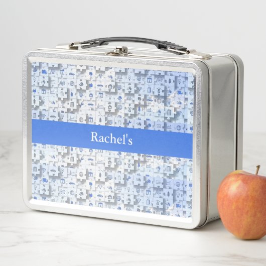 Trendy Puzzle Metal Lunch Box (In situ)
