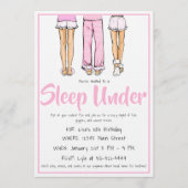 Trendy Pyjama Slaap Onder /Meisjes PJ Feestje Kaart (Voorkant)