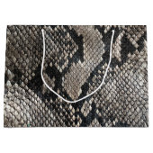 Trendy Python Snake Skin - Rich Elegant Mode Groot Cadeauzakje (Voorkant)