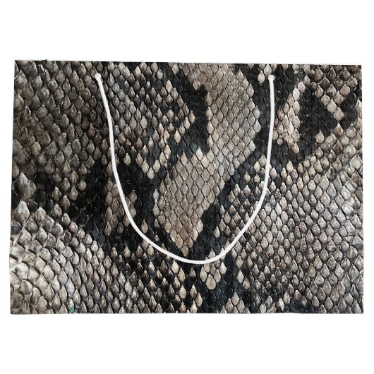 Trendy Python Snake Skin - Rich Elegant Mode Groot Cadeauzakje (Achterkant)