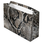 Trendy Python Snake Skin - Rich Elegant Mode Groot Cadeauzakje (Achterkant Gekanteld)